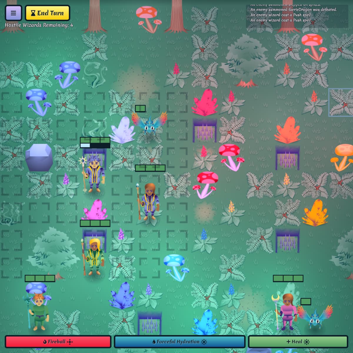 Screenshot from the game Mage Guild: Fey Realm Level