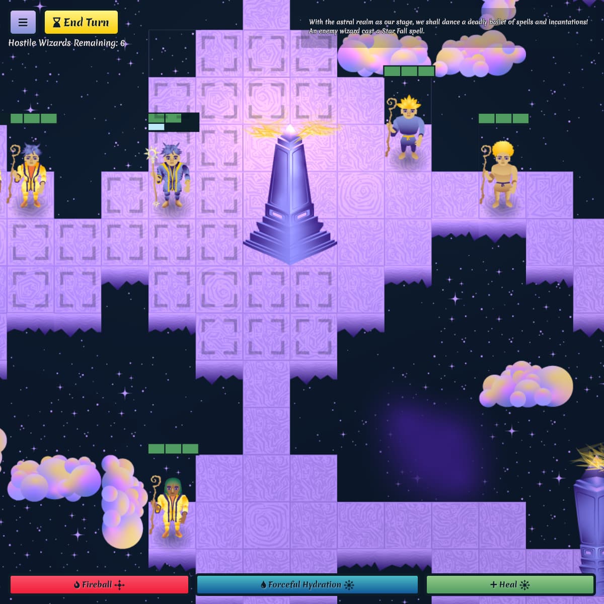 Screenshot from the game Mage Guild: Astral Plane Level